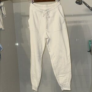 Hollister Cream Jogger Pants